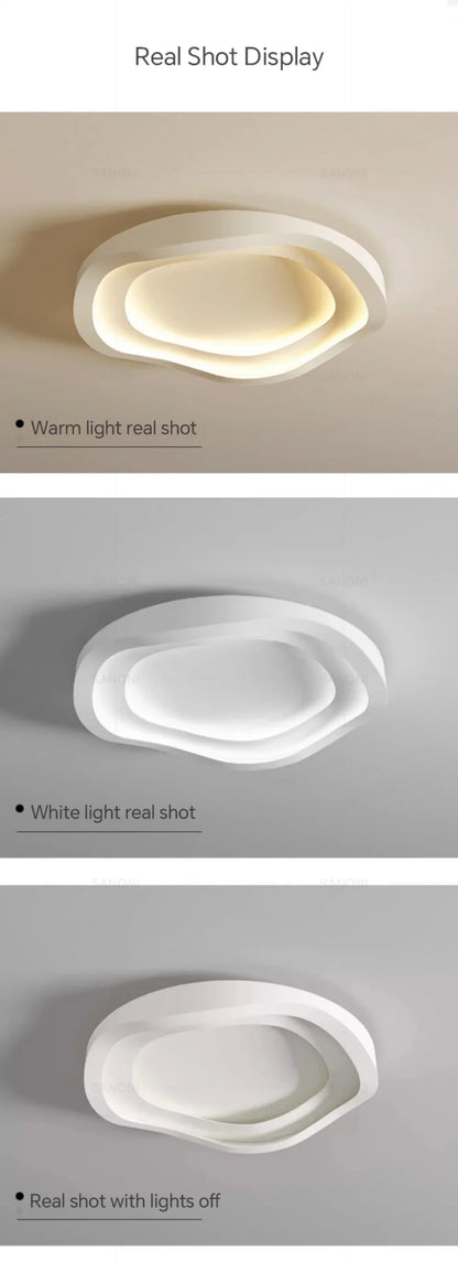Modern LED Ceiling Lamp for Living Dining Room Study Bedroom Geometry Ceiling Lights Indoor Home Decor Lighting Fixture Luster