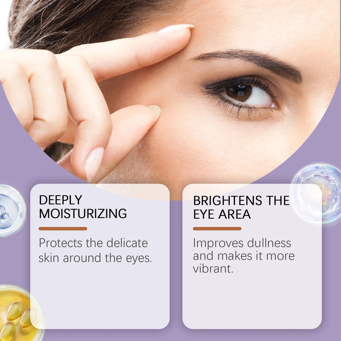 Retinol Eye Cream Anti Puffiness Remove Dark Circles Brightening Eye Area Reduce Fine Lines Firming Lifting Eye Care Product 30g