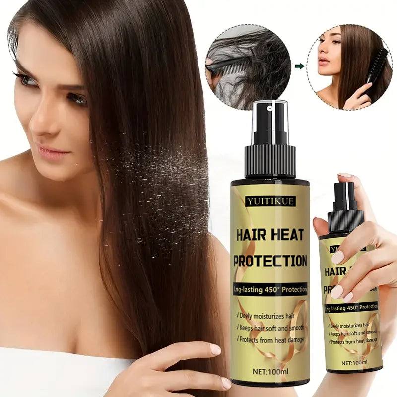 YUITIKUE Hair Oil deeply moisturizes hair, making it soft and smooth, and protects it from heat damage.