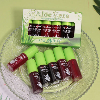 Aloe Vera lipsticks water lip glaze nourishing and moisturizing non-color loss non-stick cup lip gloss lipstick water