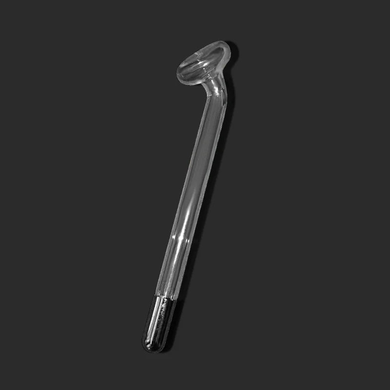 Replace HF Wand Spiral Electrode Glass Tube Argon Violet Ray Neon Acne Skin Care Face Body Massage