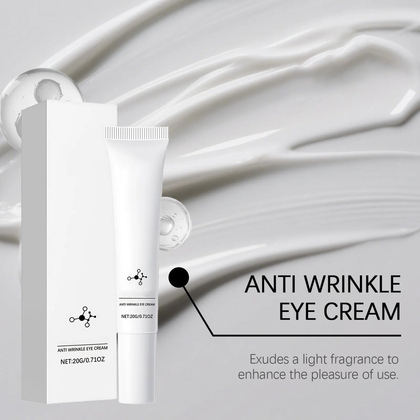 Retinol Eye Cream Reduce Swelling Relieve Dark Circles Remove Eye Bags Tightening Eye Area Anti Puffiness Collagen Eye Care Gel