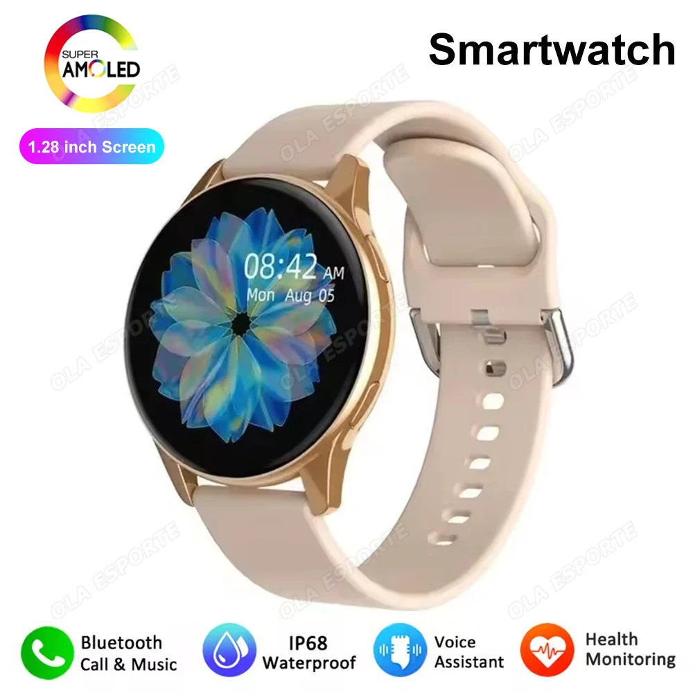 Men Women Sports Smart Watch 1.28" Screen Voice Call Smartwatch Heart Rate Sleep Monitoring Smart Notifications Message Preview
