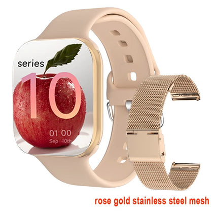 New GPS Watch 10 Smart Watch Men HD AMOLED Memory Music 3D Surround Bluetooth Call Waterproof Smartwatch Woman For Android IOS