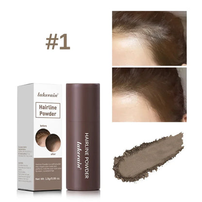 Waterproof Hairline & Root Concealer Pen Instant Grey Coverage Easy Blend Powder Stick for Normal Hair Hairline Enhance
