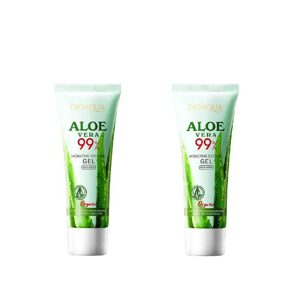 BIOAOUA Soothing Aloe Vera Gel For Face & Body Hydrating Moisturizing Repairing Sunburn Relief Acne Care For Sensitive Skin
