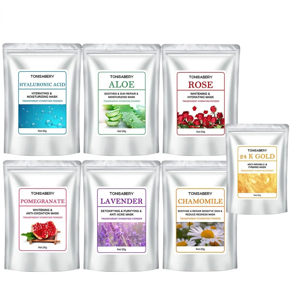 DIY SPA Beauty Salon Home Use Whitening Rose Gold Peel Off Facial Soft Hydro Mask Powder Face Mask Skin Care