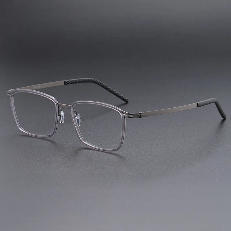 Linde Replica Classic Circular Frame Eyeglasses Prescription Titanium Alloy Eyewear Comfortable Reading Myopia Glasses 698009