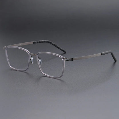 Linde Replica Classic Circular Frame Eyeglasses Prescription Titanium Alloy Eyewear Comfortable Reading Myopia Glasses 698009