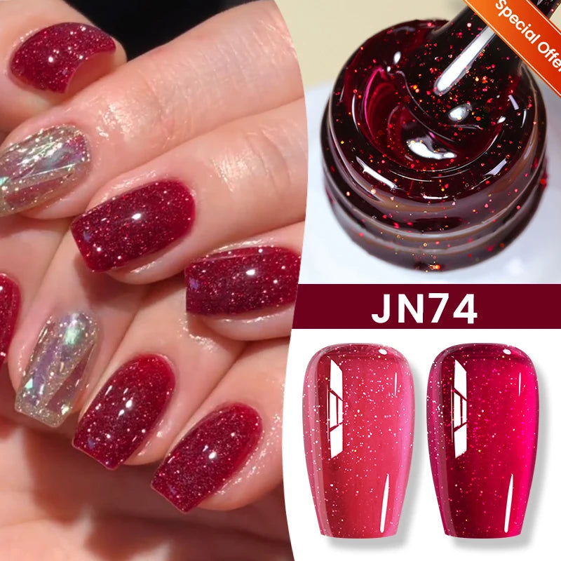 BORN PRETTY 10ml HEMA TPO FREE Mint Chocolate Cat Magnetic Gel Nail Polish Sumer Colored Ultra Shine Soak Off UV Gel Nail Art