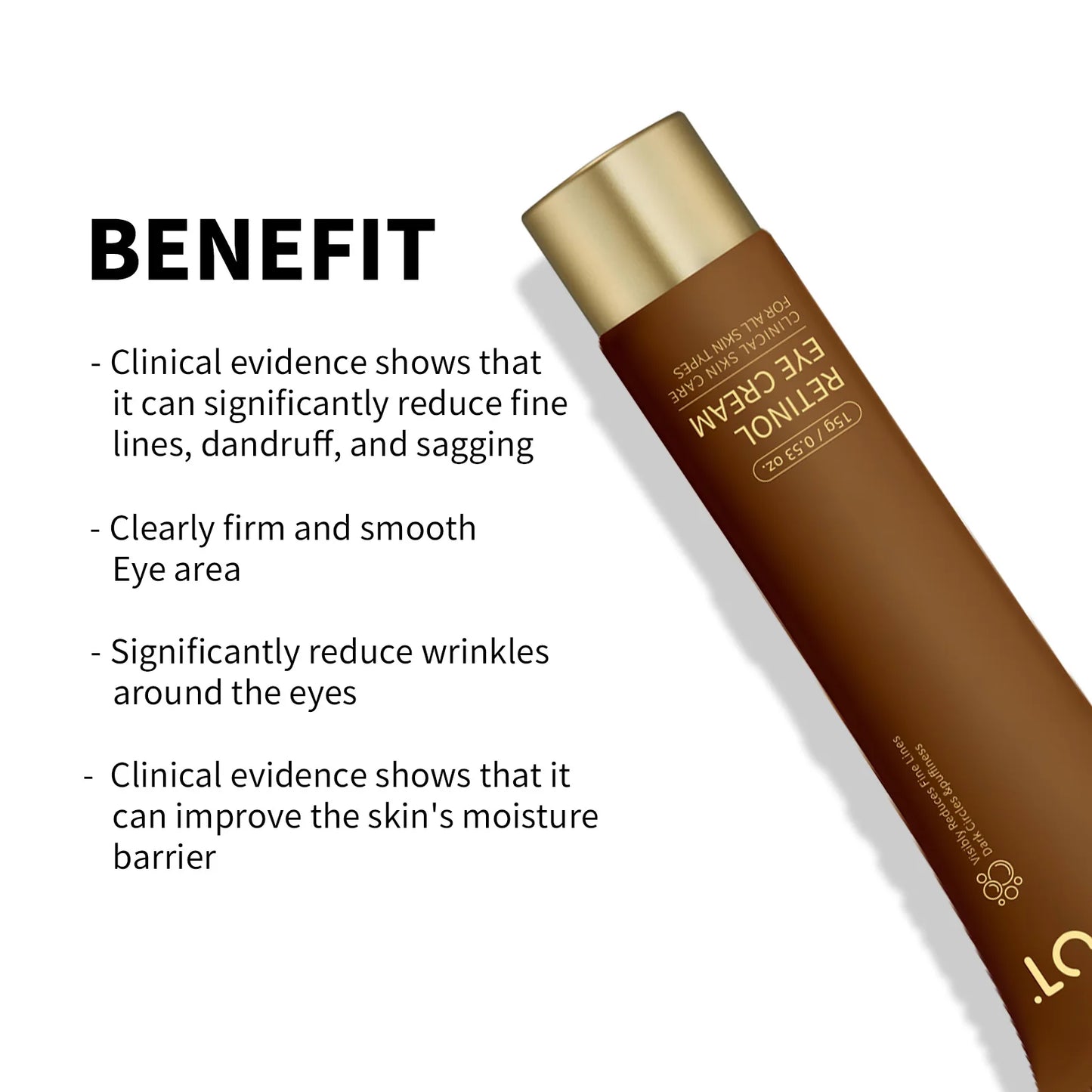 Dimot Retinol Face & Eye Cream Set Anti-Aging Moisturizer for Wrinkles Fine Lines & Dark Circles All Skin Types Hydrate & Repair