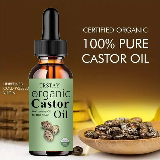 TRSTAY 100% PURE CASTOR OIL Hydrating Skin with Castor 0il Excellent Natural Skin Moisturizer