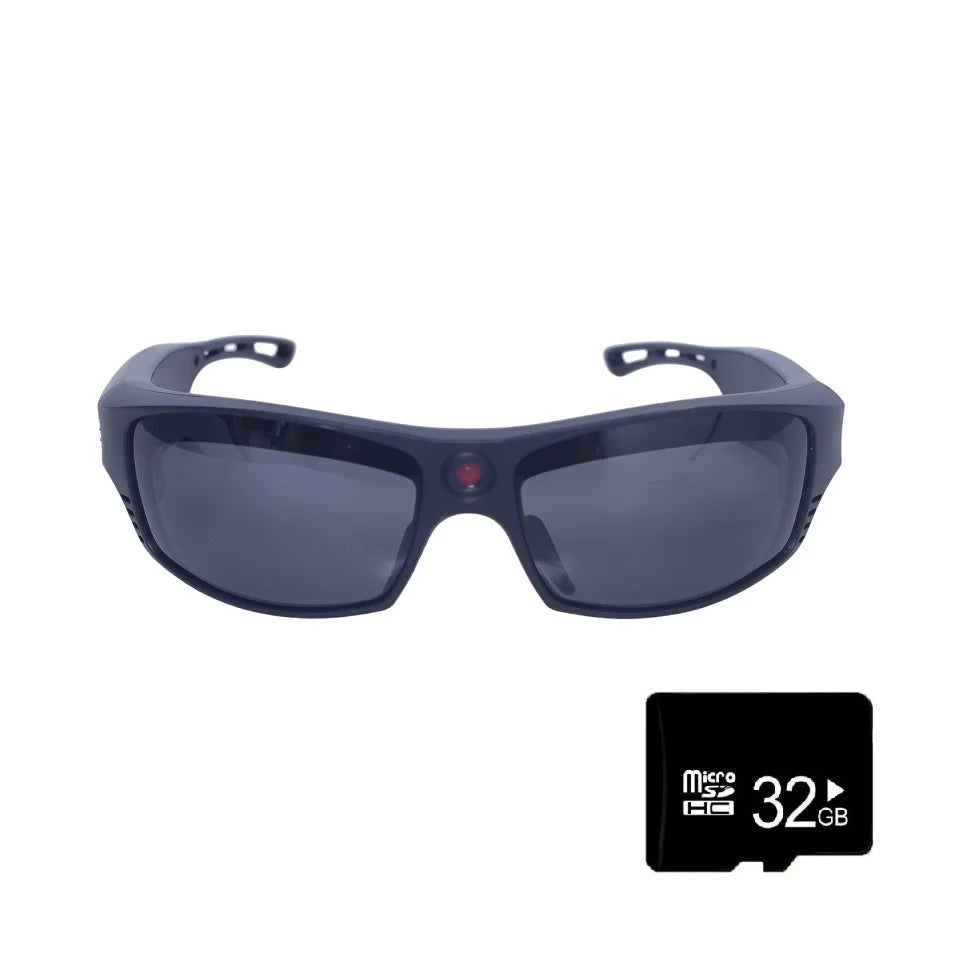 1080P Mini Camera Video Glasses AI Translation Sport Sunglasses with Bluetooth Speakers Call Action Camera Music Smart Glasses