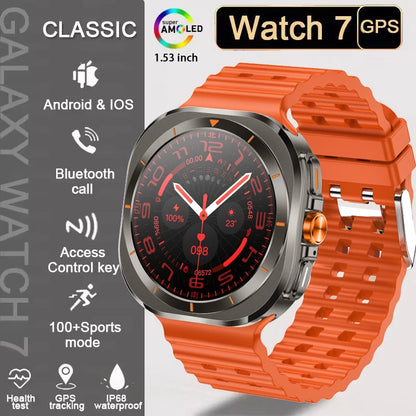 2025 New Watch 7 Ultra Smart Watch Men 3D Display Sport SmartWatch GPS NFC Compass Blood oxygen Smartwatch Women For Android IOS