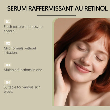 Retinol Tightening Face Serum Pore Minimizer Wrinkle Fine Lines Firmer Reducer Anti-Aging Moisturizing Hyaluronic Acid Skin Care