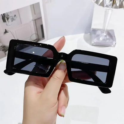 New Women's Small Frame Sunglasses Women Fashion Jelly Color Square Sun Glasses Outdoor Travel Trend Eyewear UV400 Oculos De Sol