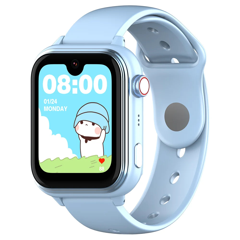 Wonlex KT37 4G Kids Smart Watch 1.78' AMOLED Screen AI Voice Assistant GPS WiFiL Location Tracker Video Call SmartWatch Children