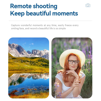 Bluetooth Smart Glasses Voice Assistant Answer Call Remote Control Camera Translate Language Smart Eyeglasses for Studying