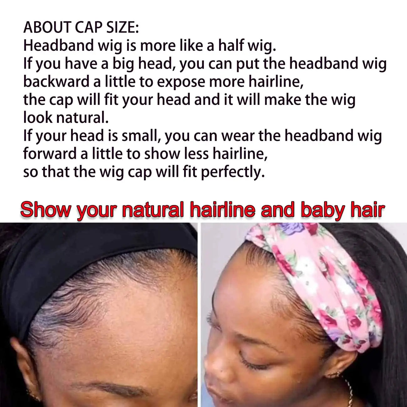 Short Headband Wigs Human Hair Malaysian Kinky Curly Human Hair Wigs Full Machine Headband Wigs For Women Curly Hair Wig