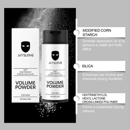 Hair Styling Powder Oil Control Hair Powder Fluffy 40g Hair Powder Increase Hair Volume Quickly Long-Lasting Styling For Unisex