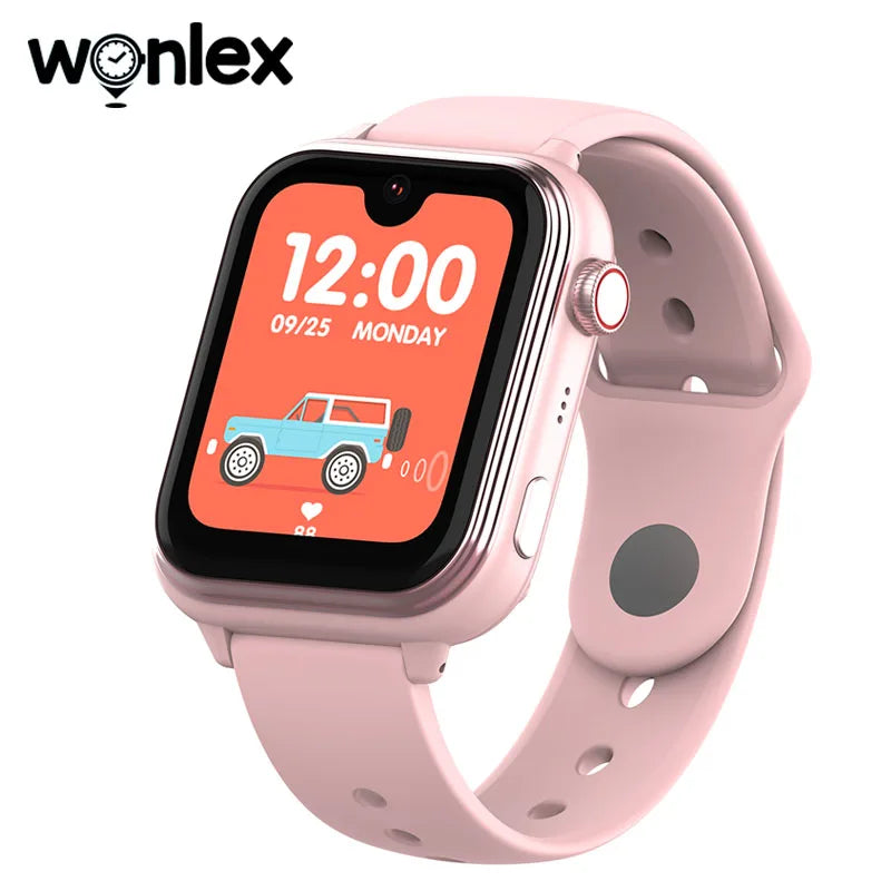 Wonlex KT37 4G Kids Smart Watch 1.78' AMOLED Screen AI Voice Assistant GPS WiFiL Location Tracker Video Call SmartWatch Children