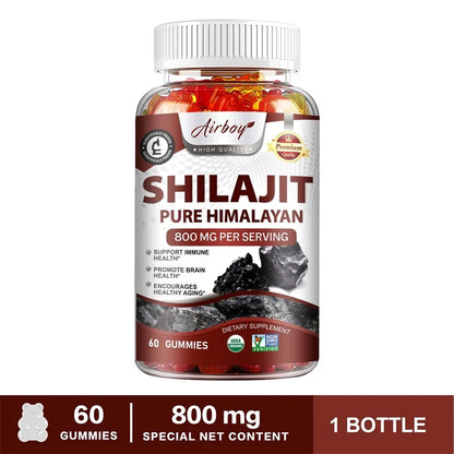 Shilajit Gummies 800mg - Promote Metabolism and Support Energy Health