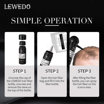 Hair Fiber 100g Keratin Hair Fiber Thickening powder Hair Building Fibers Powder Hair Loss Instant Regrowth Powder Refill Bag