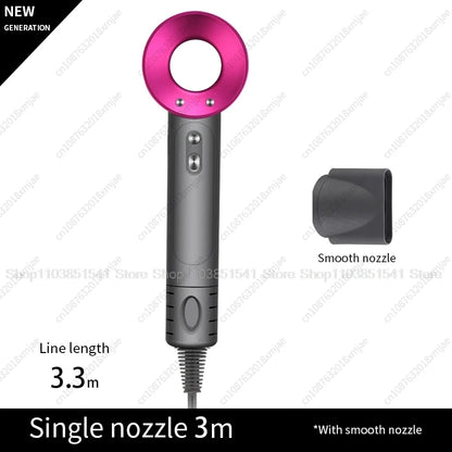 Professinal Leafless Hair Dryer 220V Negative Ion Quick Dry Home Powerful Constant Flyaway Attachment Anion Electric Hair Dryers