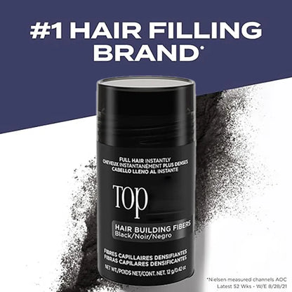 27.5g Hair Building Fibers, Fill In Fine or Thinning Hair Instantly Thicker, Fuller Looking Hair 9 Shades,4 size options