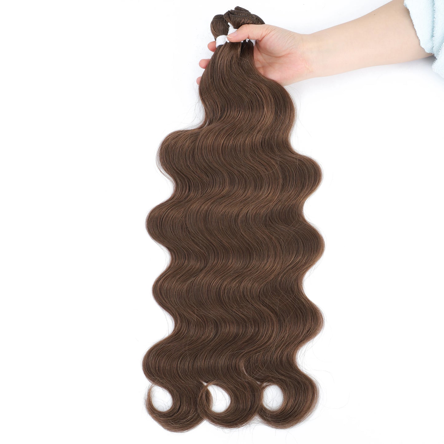 Gladys Body Wave Hair Bundles 26 Inch Soft Long Synthetic Body Wave Hair Weave White Grey  613 Blonde 100g Hair Extensions