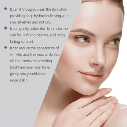 Vitamin C Facial Cleanser Deep Cleansing Oil Control Reduce Blackhead Remove Pore Clogging Moisturize Firm Face Cleansing Mousse