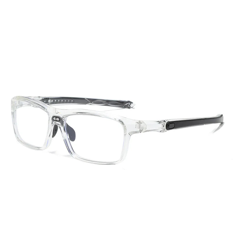 Ultralight TR90 Sports Glasses Frame Men 0 Diopters Blue Light Blocking Radiation Protection Spectacles Women Anti-slip Eyewear