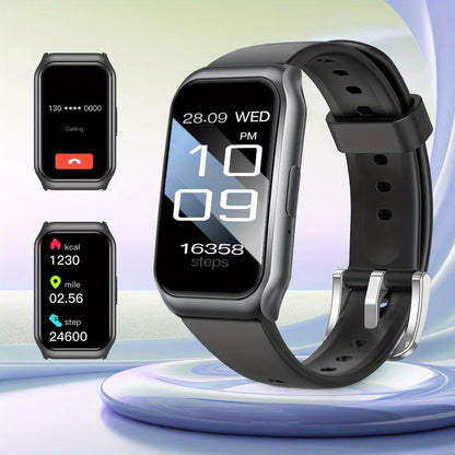 KESHUYOU Men's Smart Bracelet Bluetooth Talking 1.45" HD 170*320 Heart Rate Pedometer Sports Monitoring Woman Smart Watch