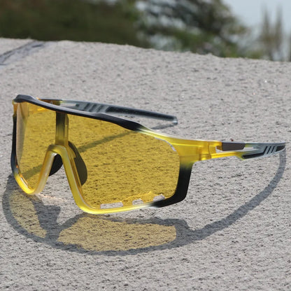 YIMARUILI Fashion Polarized Cycling Sunglasses Men and Women Big Size Sports Windproof Optical Prescription Glasses Frame 1805