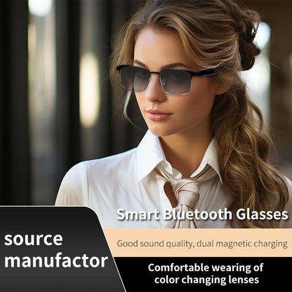 GS06 Upgrade Smart Glasses With Camera Video Recording AI Photo Recognition Bluetooth Call Translation Voice Assistant Glasses