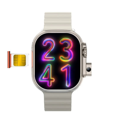 2025 DW100 4G Android Smartwatch Global Calling Fingerprint Unlock 2.29 Inch AMOLED 4G SIM Video Chat WIFI GPS Tracker