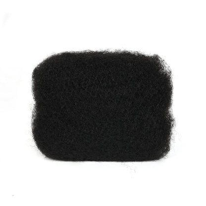 Afro Kinky Bulk Human Hair Extensions 1B# 30g/pcs Brazilian Human hair for Dreadlocks Crochet Repair Locs