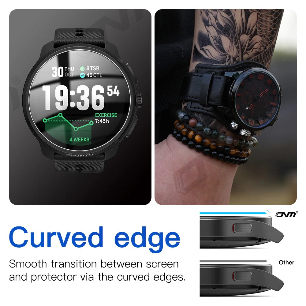 9H Premium Tempered Glass for Suunto Race 2 Smart Watch Clear HD Glass Screen Protector Film for Suunto Race 2 Accessories