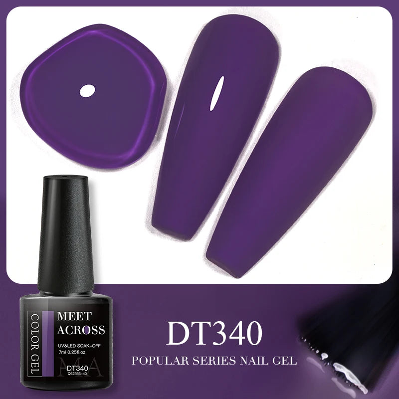 7ML Wine Red Gel Nail Polish Christmas Red Glitter Semi Permanent Varnish Nail Supplies Soak Off UV LED Nail Art Gel Polish DIY