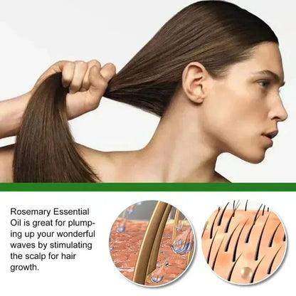 Scalp care  Hair Growth Oil Rapid Growth Hereditary & Postpartum Loss Seborrheic Relief Hair Repair Products with Ball Bearings