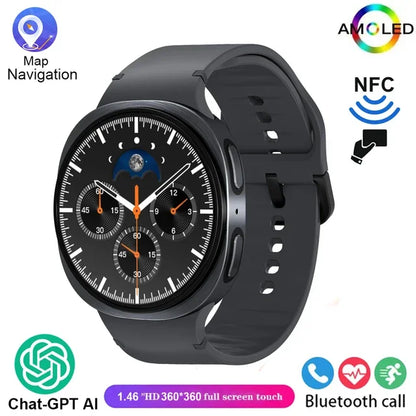 2025 New Original Smart Watch 8 Man Women GPS Tracker Health Sports AMOLED Heart Rate NFC Bluetooth Call Waterproof Smartwatches