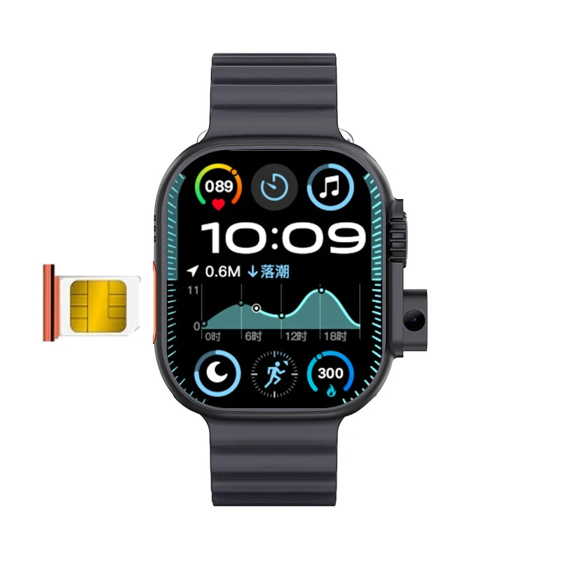 Original Ultra Ai3 Smartwatch with 4G Android Amoled HD Camera GPS WIFI Google Play Store Apps Games Bluetooth Smart Watch