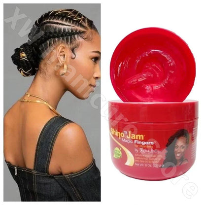 Shine and Jam Edge Control Hair Wax Dreadlocks Gel Braid Hair Moisturizing Styling Oil Nourishing and Smooth
