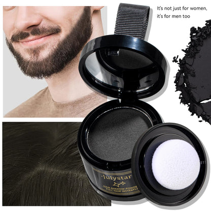 Full Hair Instantly Powder Hairline Beard Enhancer Lasting Repair Moustache Coloring Concealer Tools Hair Root Filling Coverage