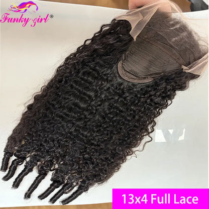 12A Burmese Curly Human Hair Wigs Brazilian Pixie Curls 200% Transparent Lace Frontal Wig For Women Burmese Curly Full Lace Wigs