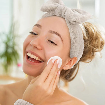 3/7pcs Makeup Headband Set Skincare Headbands Sponge Cloth With hairpin Wristband For Women Girl Washing Face Spa Accessories