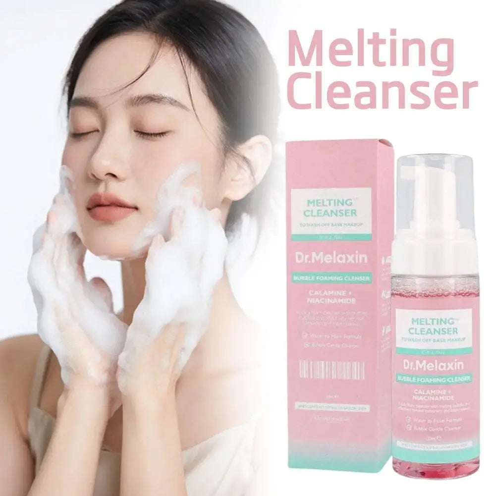 Dr.Melaxin Gentle Cleansing Milk 150ml Dense Foam Quickly Dissolves Makeup and Impurities, Suitable for Sensitive Skin