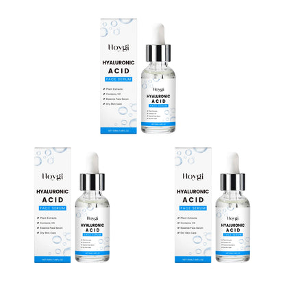 Hyaluronic Acid Facial Essence Deep Moisturizing Hydrating Dry Skin Pore Refining Facial Care Smoothing Plump Glowing Skin Serum