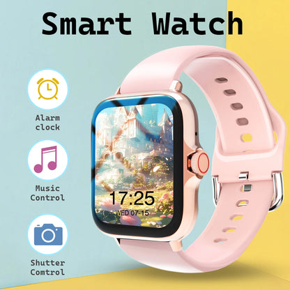 1.68" Large Screen Smart Watch (Unisex) – Calls, Alerts, Fitness, Camera Control, Music, Weather & More Modes. Ultra Value, A Mu