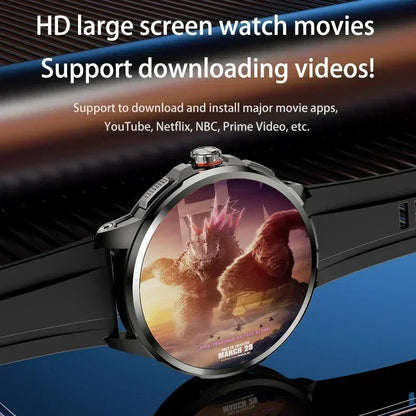 H99 New 5G Dual System Full Network 256GB Rom 1.95-inch HD Video Call Smart Watch GPS WIFI Game Application Mall